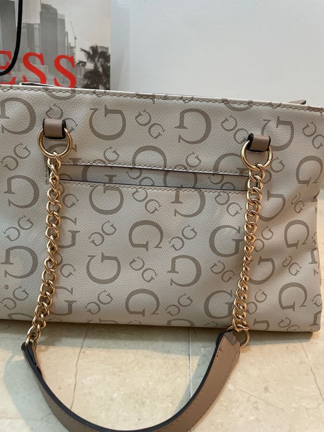 Bolso GUESS beige