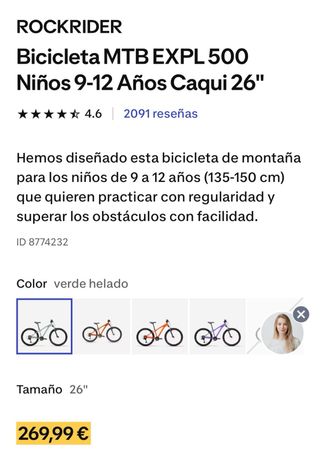 Bicicleta Rockrider ST 100