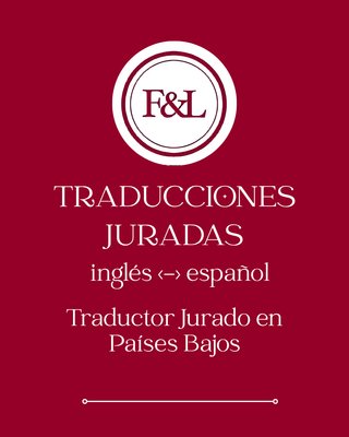 Traducciones juradas/oficiales español - inglés