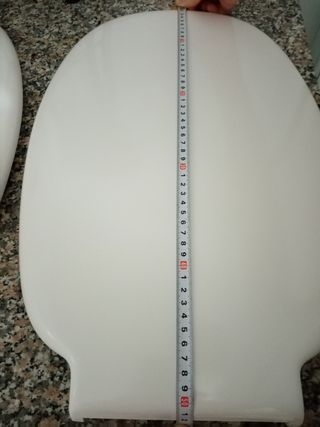 Copriwater bianco in plastica