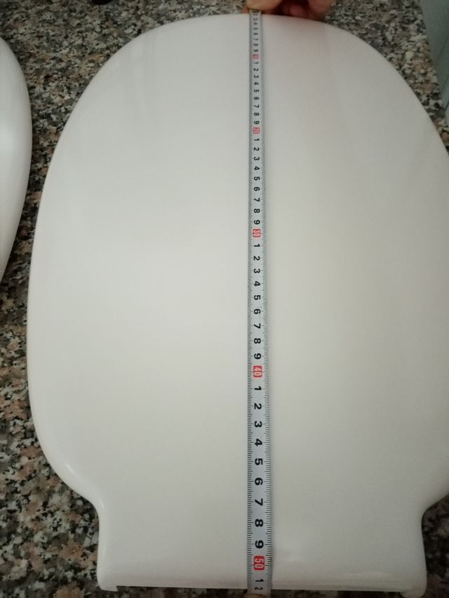 Copriwater bianco in plastica