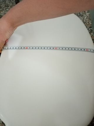 Copriwater bianco in plastica