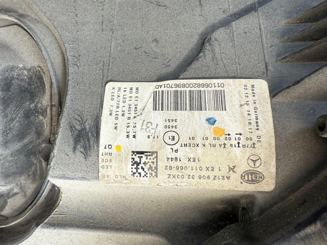 Faros LED Mercedes Benz clase E w212