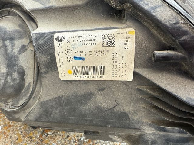 Faros LED Mercedes Benz clase E w212