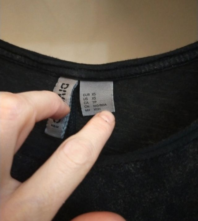 Canotta H&M nera - Skull