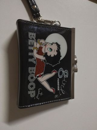 Monedero Betty Boop negro