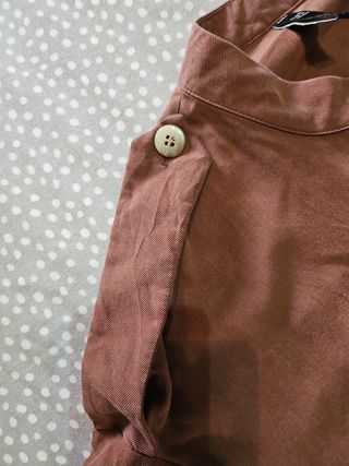 Camisa Zara marrón - talla XS