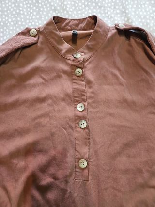 Camisa Zara marrón - talla XS