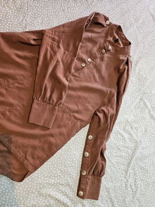 Camisa Zara marrón - talla XS