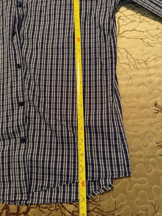 Camicia Trend M - Blu e Bianca a quadri Usato