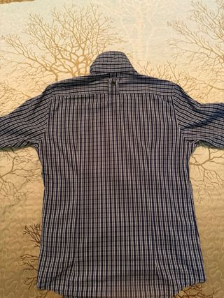 Camicia Trend M - Blu e Bianca a quadri Usato