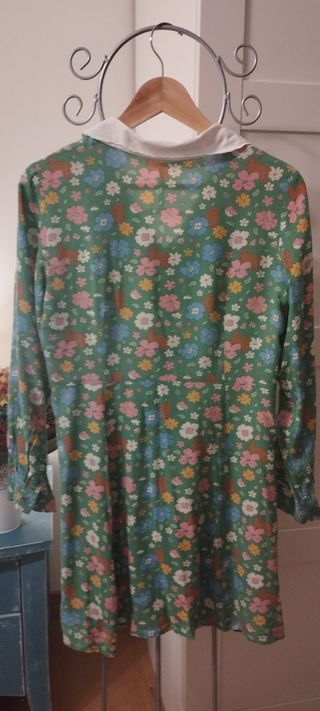 Vestido Kling floral verde