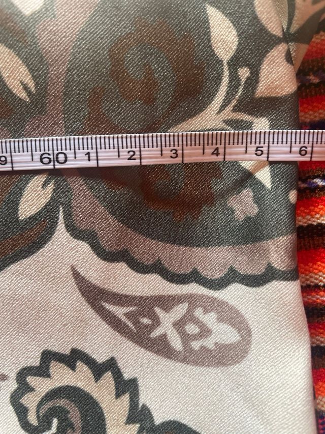 Chaqueta fina estampada- beige, marrón