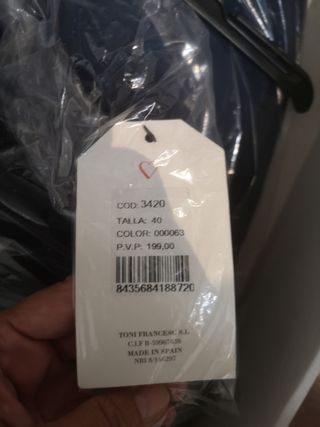 Super vestido de fiesta azul, elegante