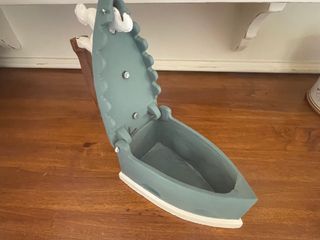 Ferro stiro vintage blu - in ghisa