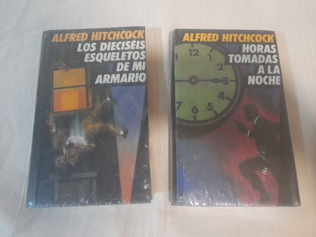 Lote dos libros nuevos Hitchcock