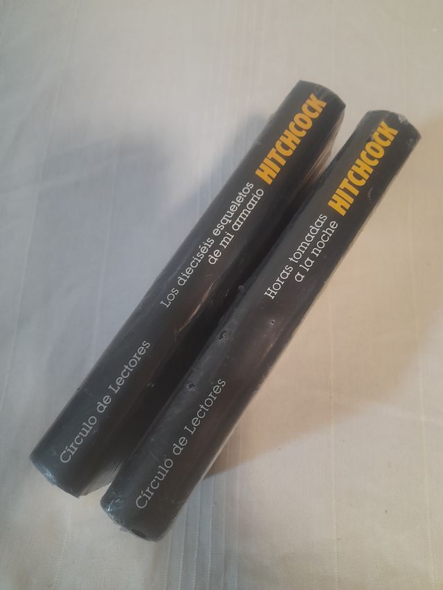 Lote dos libros nuevos Hitchcock