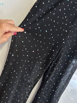 Pantalones campana negros