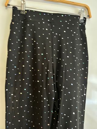 Pantalones campana negros