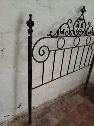Cabecero forja negro - Cama nuevo sin estrenar