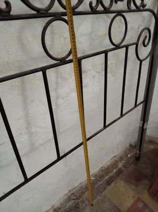 Cabecero forja negro - Cama nuevo sin estrenar