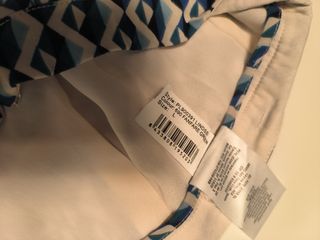 Falda plisada PEPE JEANS azul y blanca