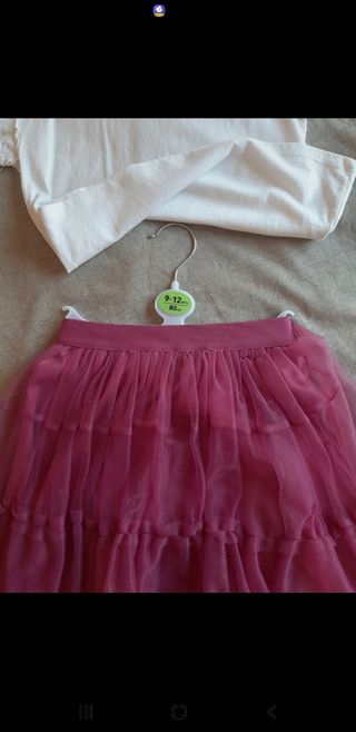 Conjunto falda niña 