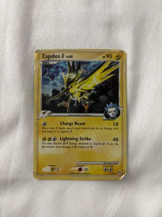 Zapdos Pokémon - Carta Lv.60