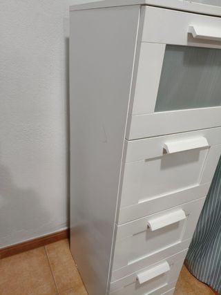 Cajonera blanca 4 cajones