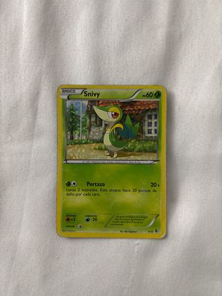 Carta Pokémon Snivy - 1/12
