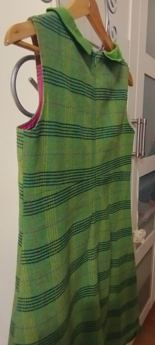 Vestido vintage Trakabarraka verde