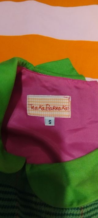 Vestido vintage Trakabarraka verde