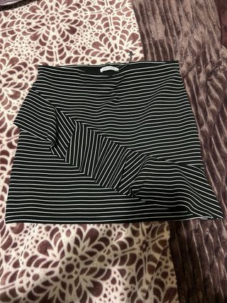 Mini Falda Zara Trafaluc - Negra - T-S