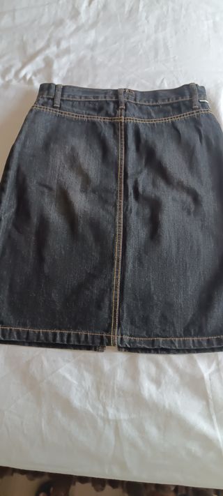 Falda vaquera negra - Mini
