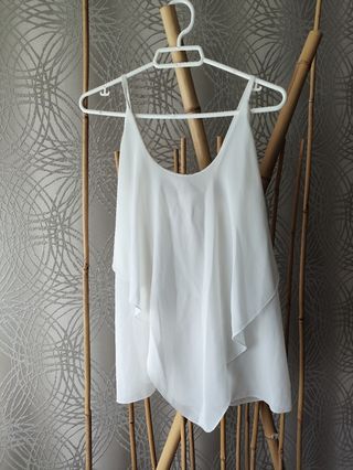 Blusa blanca mujer talla S