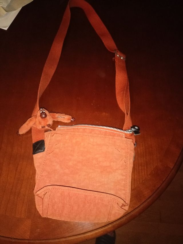 Bolso bandolera Kipling naranja