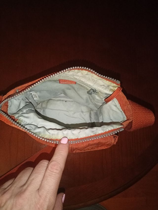 Bolso bandolera Kipling naranja