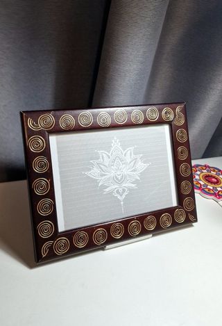 Marco Mandala - Madera Dorado