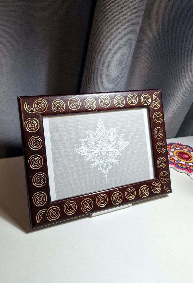 Marco Mandala - Madera Dorado