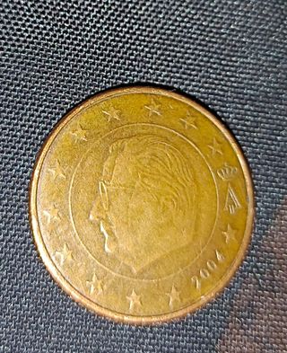 Moneda 1 céntimo Bélgica 2004