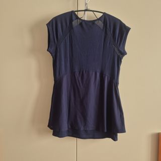 Camiseta Premamá Decathlon azul marino - M