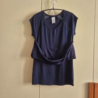 Camiseta Premamá Decathlon azul marino - M