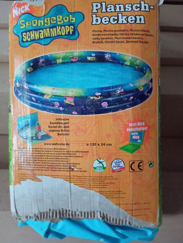 Piscinas infantiles Bestway y Nick
Sponch Bob