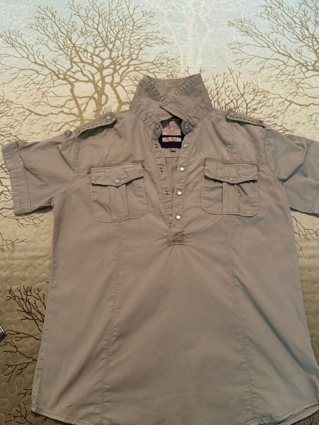 Camicia Alcott beige uomo Tg L