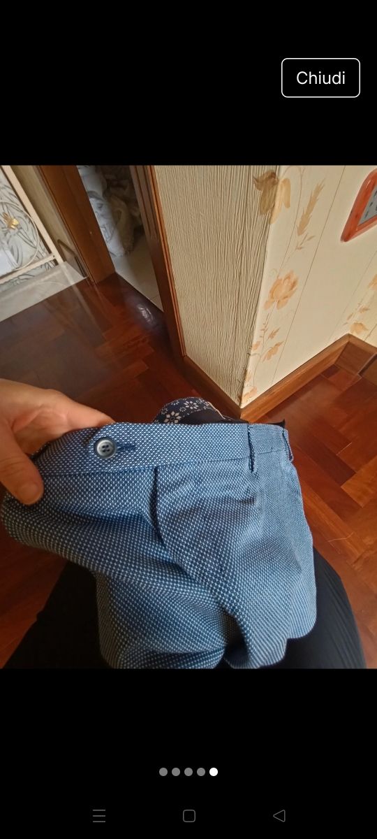 Pantaloni Uomo Roberto Pepe - Blu