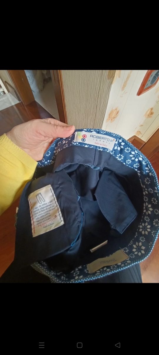 Pantaloni Uomo Roberto Pepe - Blu