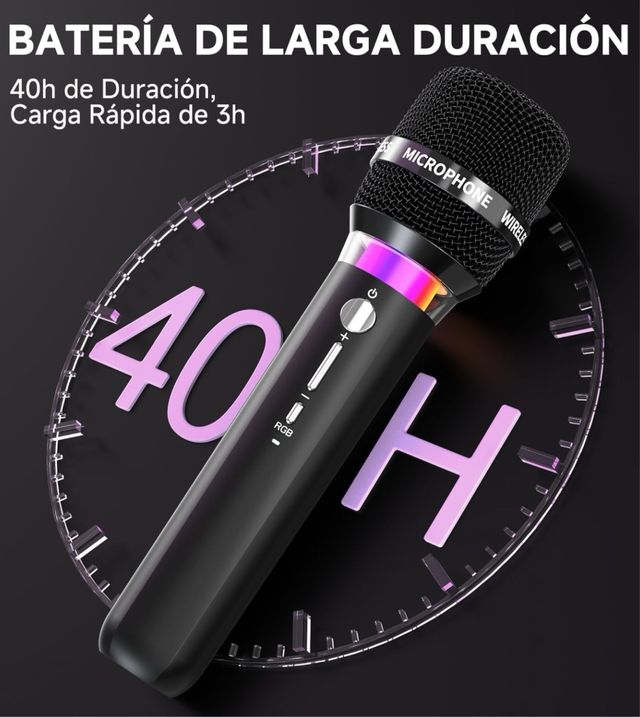 NUEVOS 2 Micrófonos inalámbricos