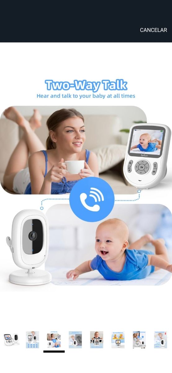 Monitor bebé vigila bebé