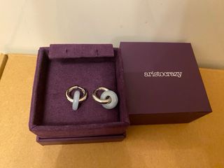 Pendientes Aristocrazy Plata Angelita Azul