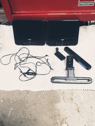 2 Monitores DVD p/ Carro - DjiX